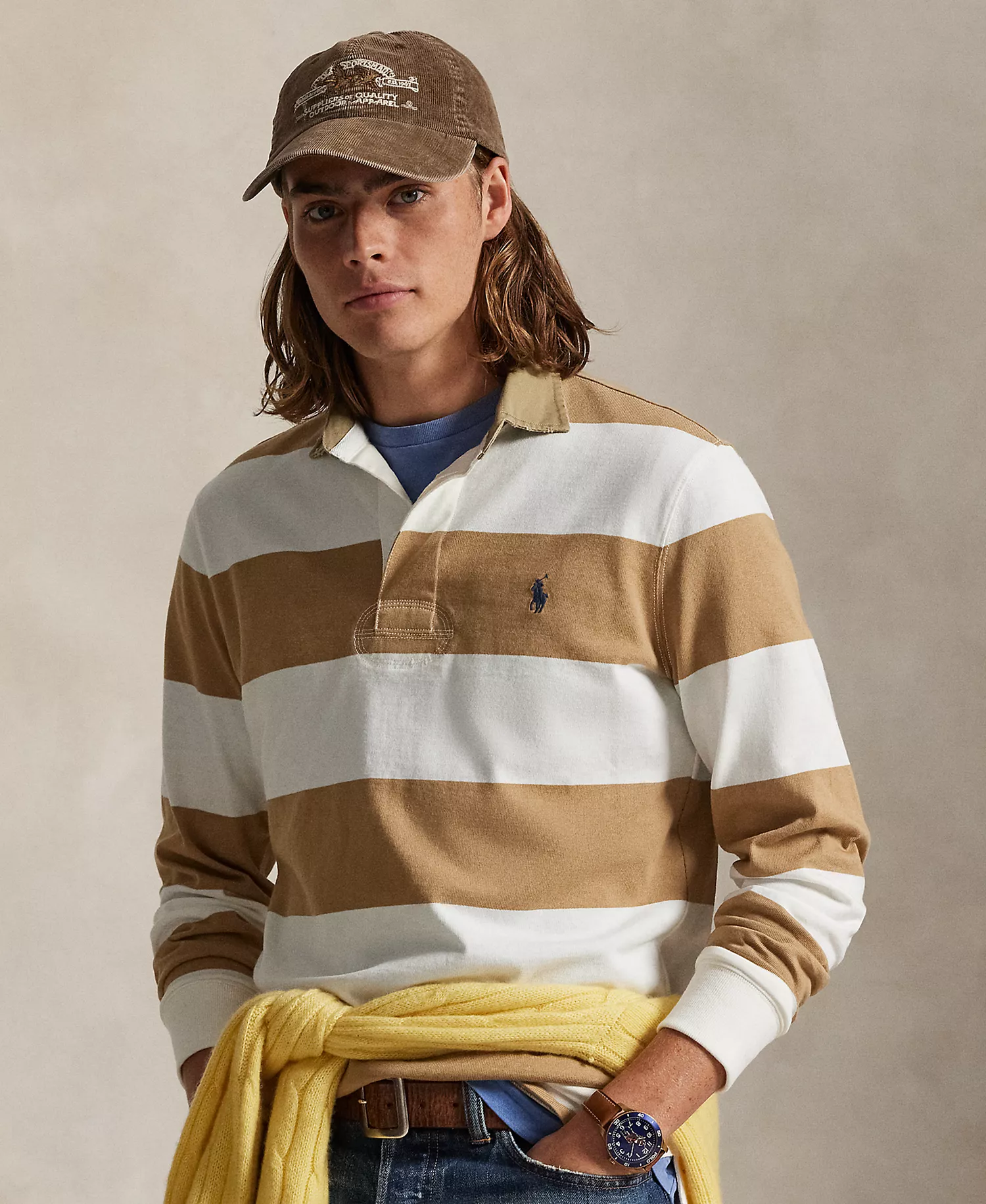 mni-d0d62a38f14be41b4a03f3557e919785 Men's Classic Fit Rugby Shirt — изображение 5