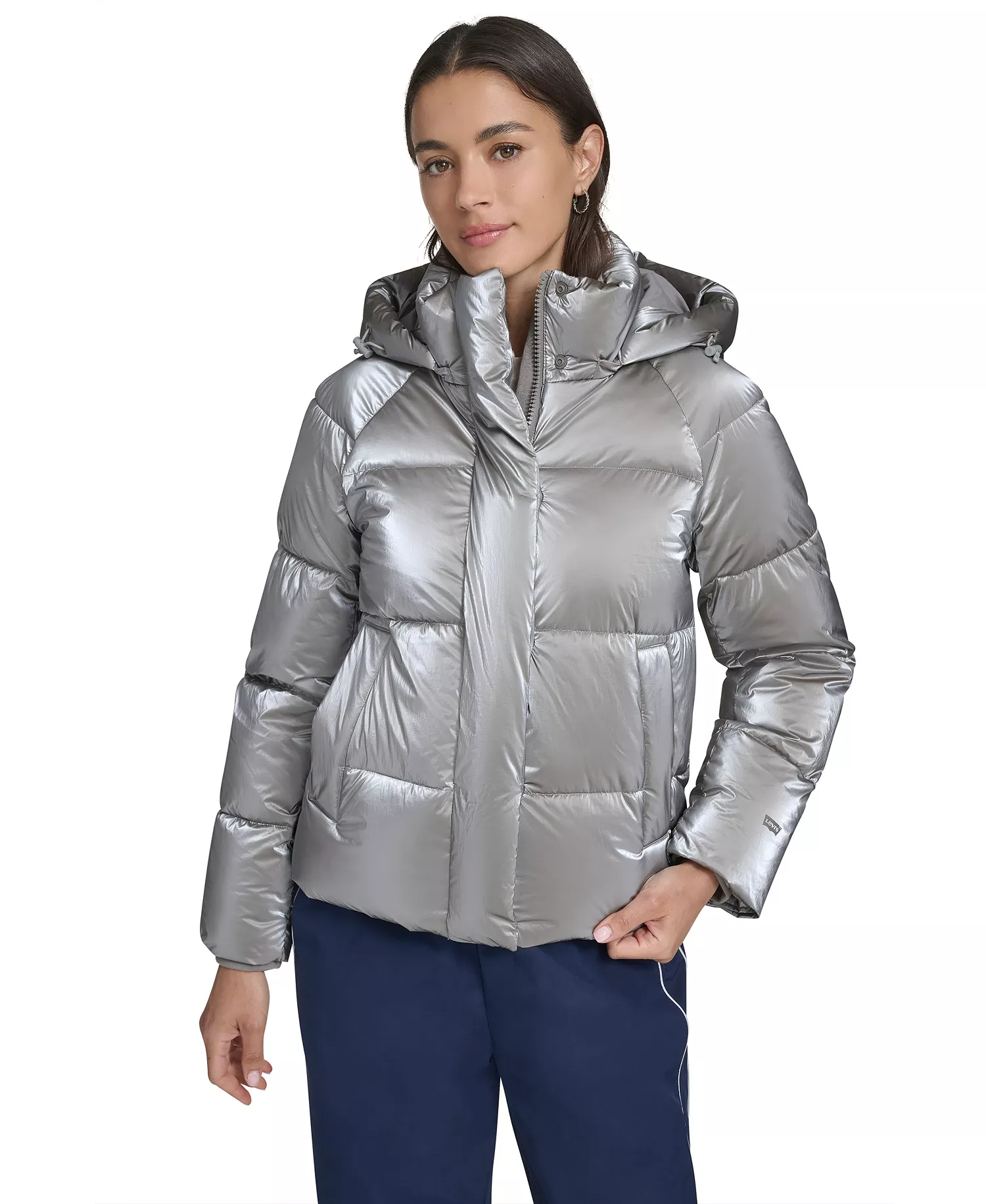 mni-d1354e678b65663793123894a1450cdc Women's Regular Quilted Hooded Puffer Jacket