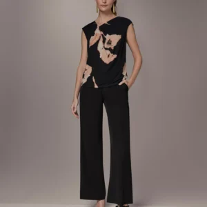 Petite Printed Sleeveless Top