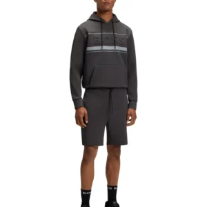 Men's Cotton-Blend Stripe Detail Shorts