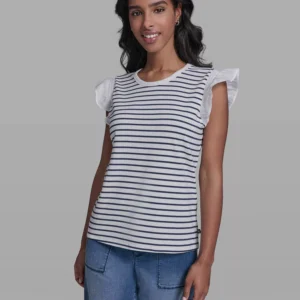 Women's Sleeveless Crewneck Knitted Top