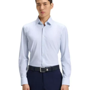 Men's Performance-Stretch Slim-Fit Dress Shirt