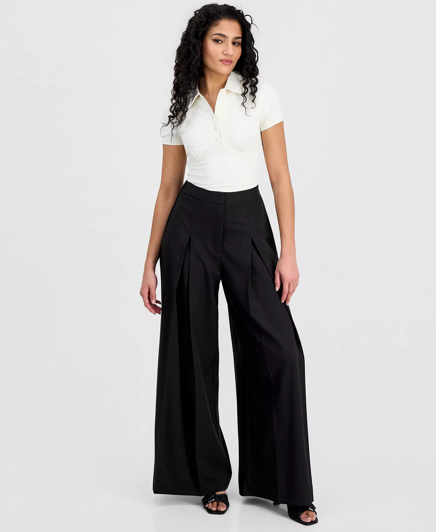 mni-d3c4cc8e8dd55dc2a0386dfac4426ef5 Women's Pleated Wide-Leg Pants, Macy's Exclusive