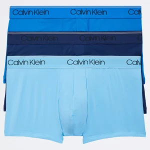 Men's 3-Pack Microfiber Stretch Low-Rise Trunk Underwear
