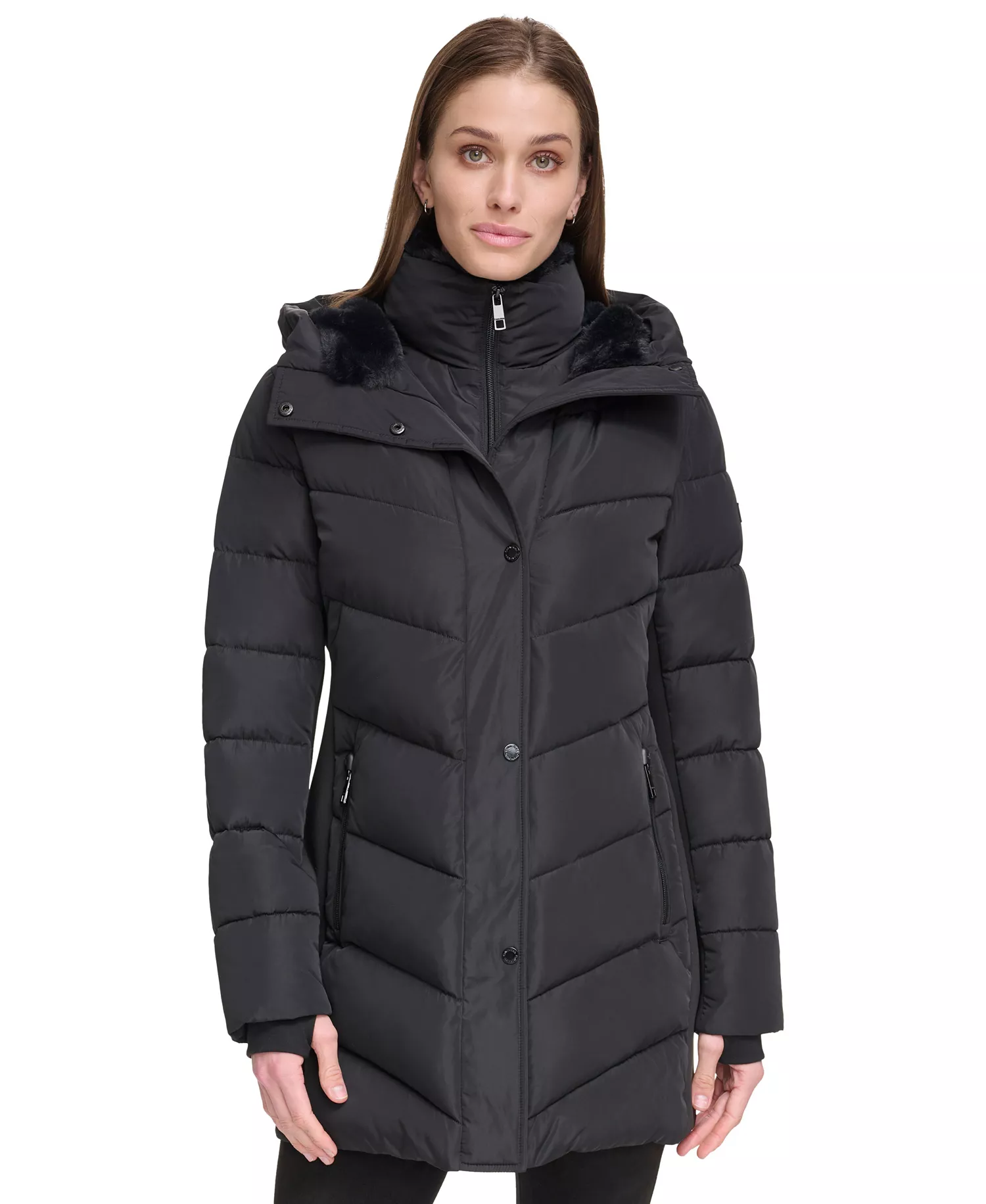 mni-d42b5dc99623fb8358b51becd19d1782 Women's Hooded Puffer Coat