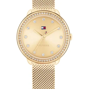 Women's Quartz Gold-Tone Stainless Steel Mesh Watch 32mm