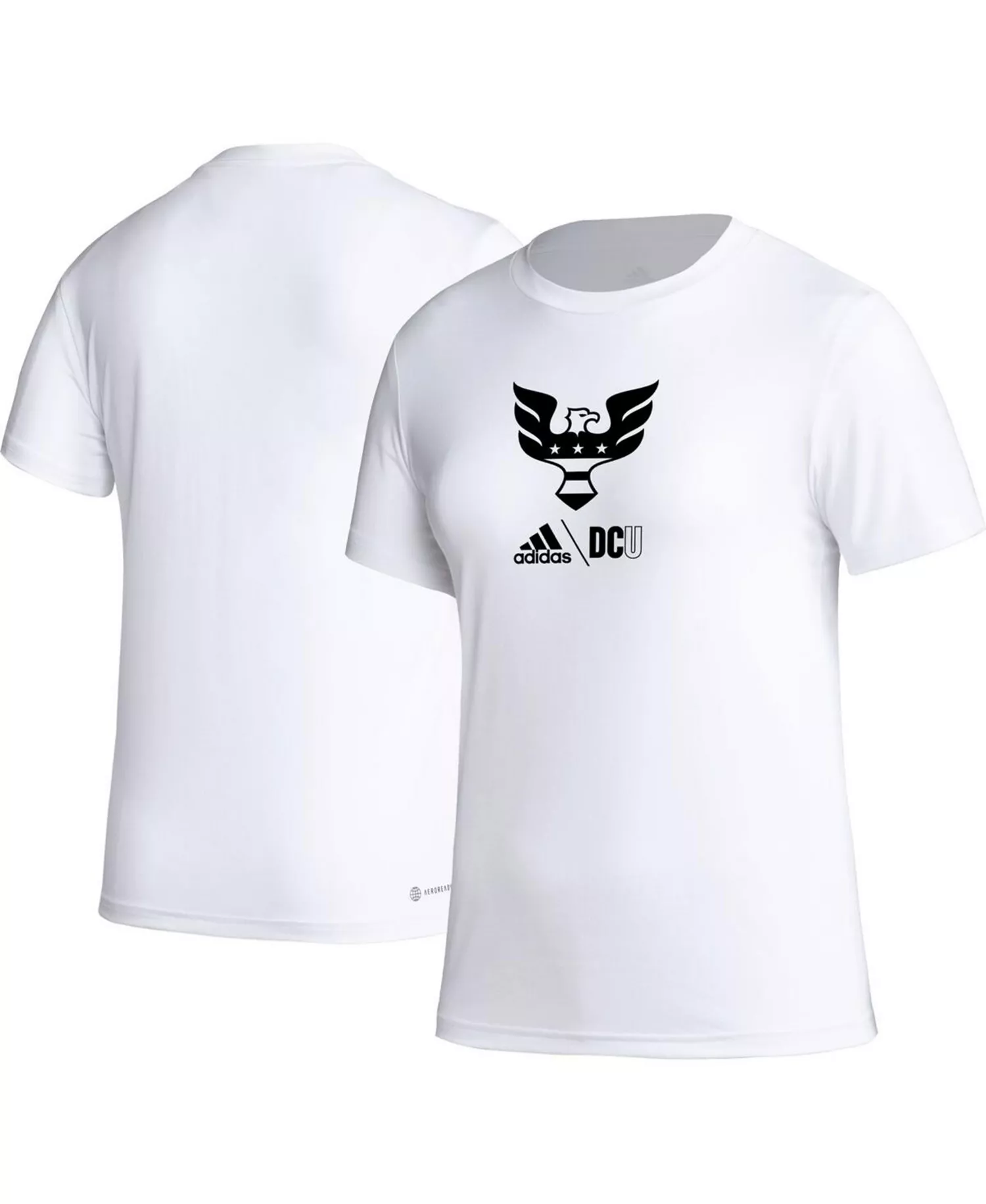 mni-d7108cd1146eadc516e9dba6552cbe80 Women's White D.C. United AEROREADY Club Icon T-shirt