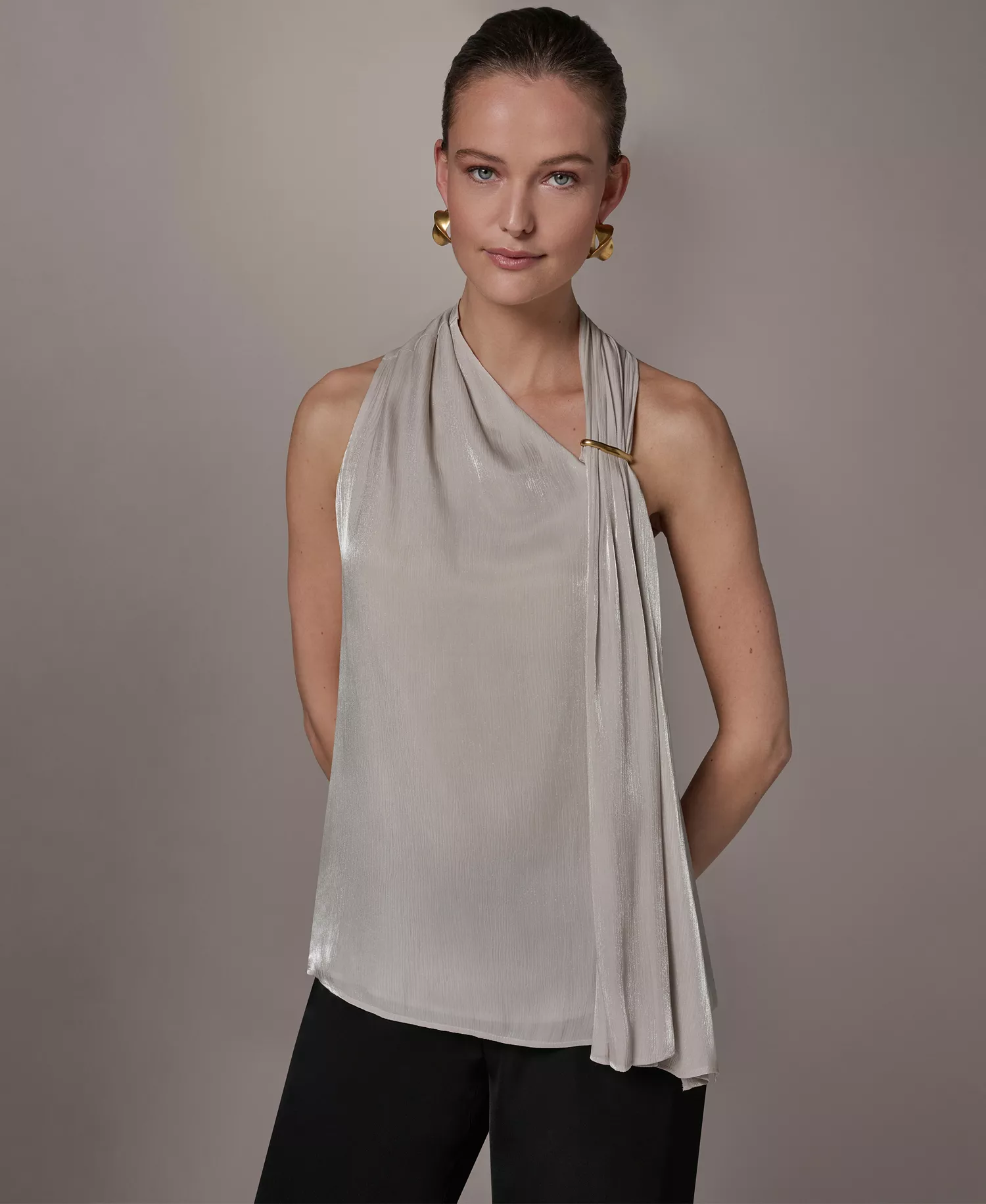 mni-d7482adbe202e9fb9a6a366197ba6271 Women's Asymmetrical Halter Neck Top