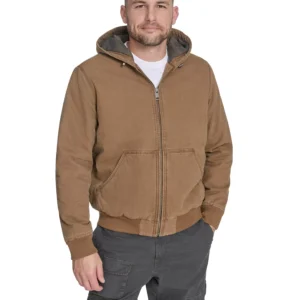 Men's Hooded Bomber Jacket