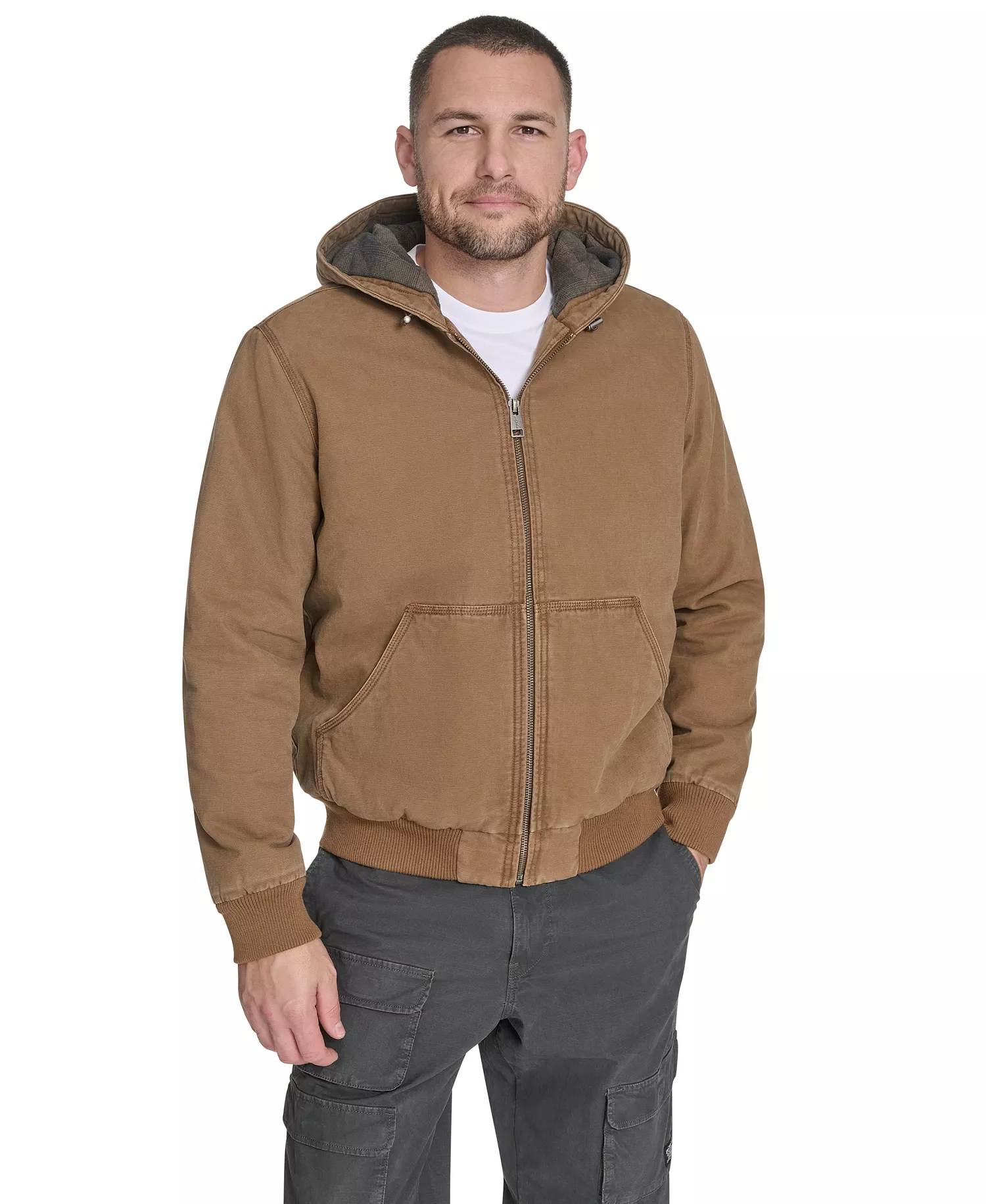 mni-d78bc48d29fd9b4692db92c5b728a2d9 Men's Hooded Bomber Jacket