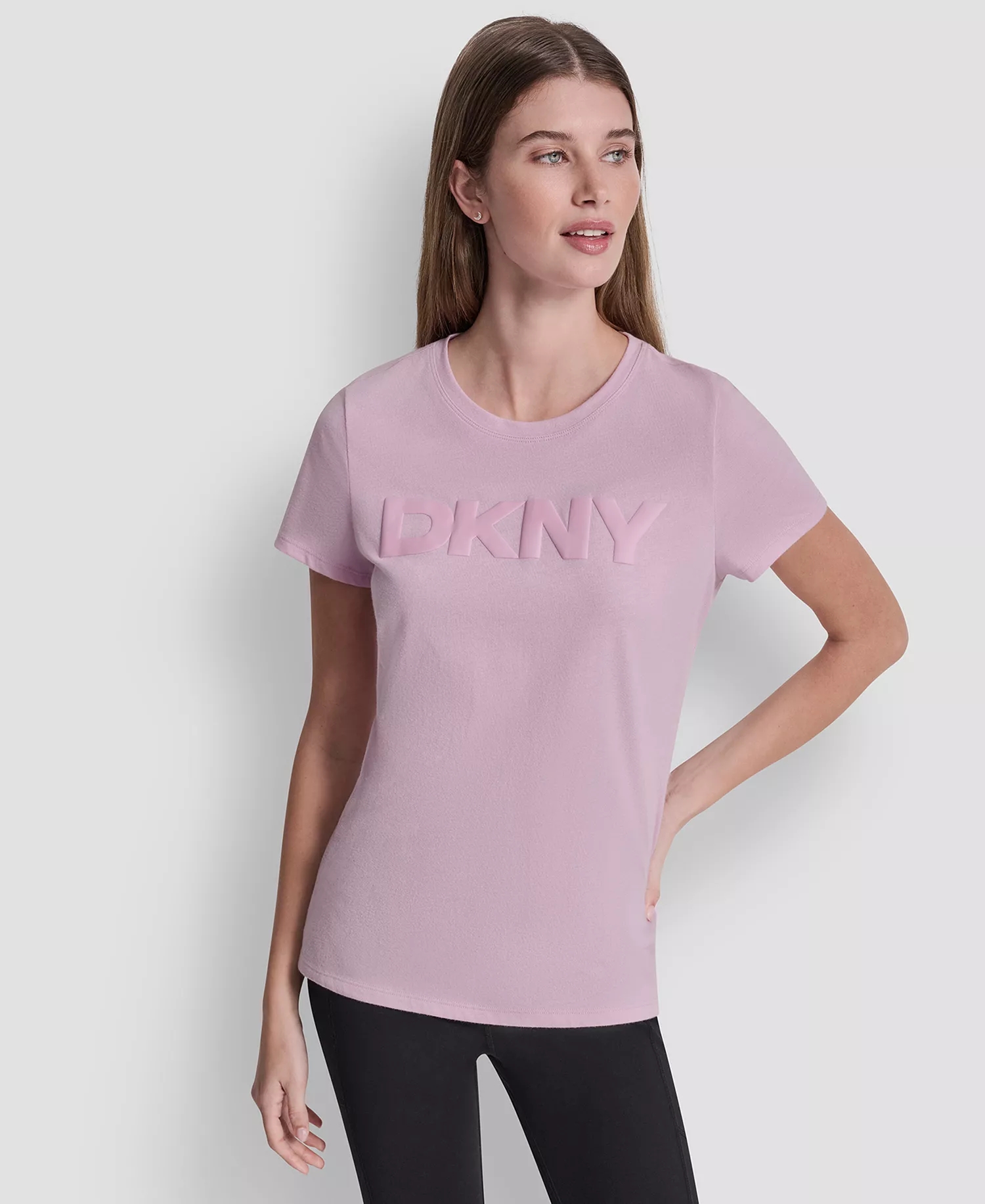 mni-d8106972f73e569b4456a5bfdf467581 Women's Puff Logo Crewneck T-Shirt — изображение 4
