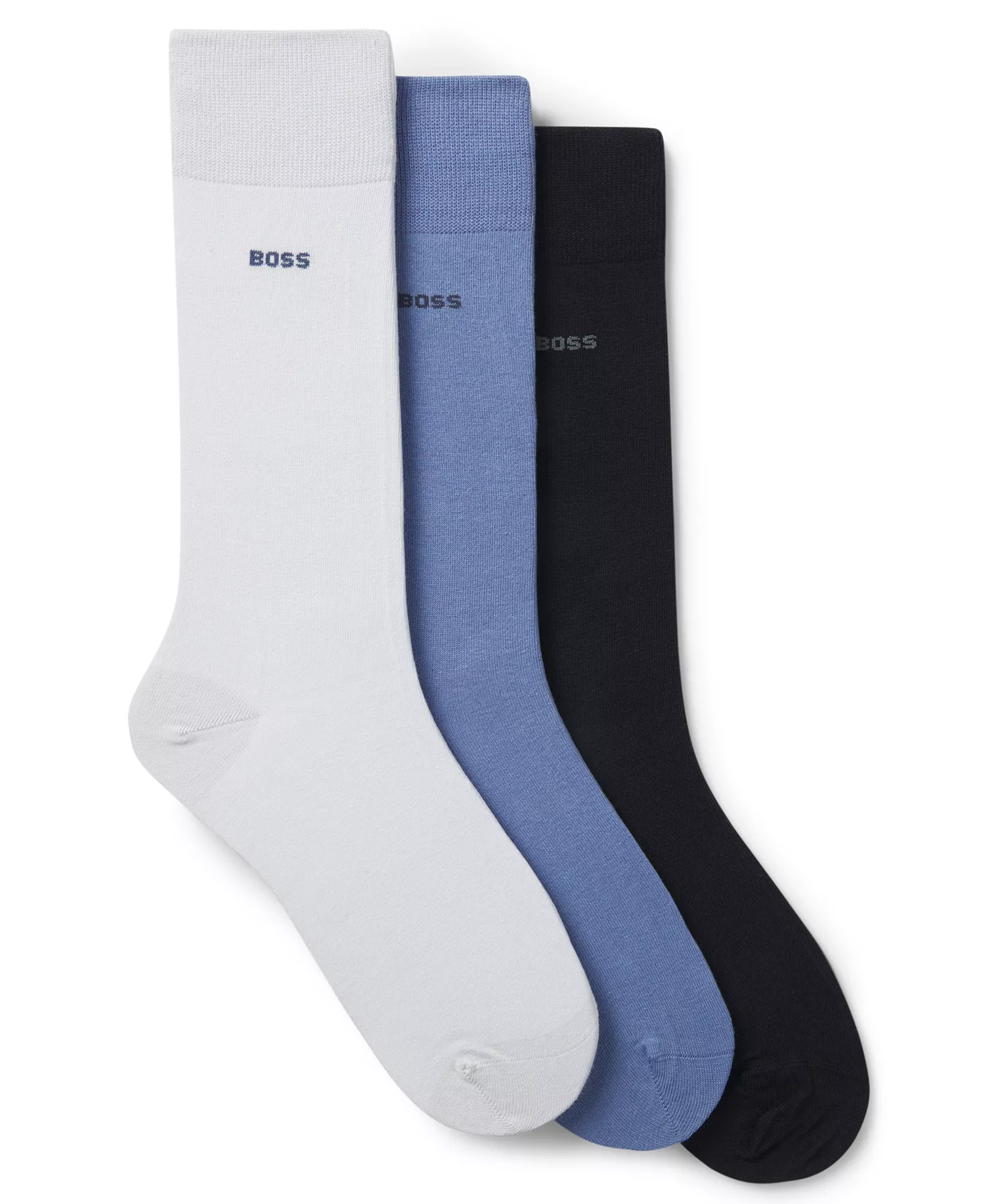mni-d8f2b44493b9d872cb5042d0ed81a875 Men's Solid Regular Length Socks, 3-Pack