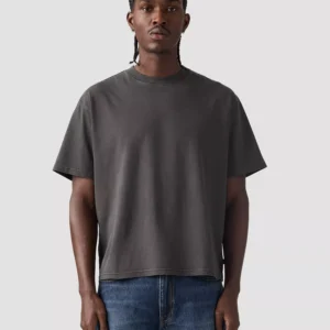 Men's Classic Cropped Boxy Short-Sleeve T-Shirt