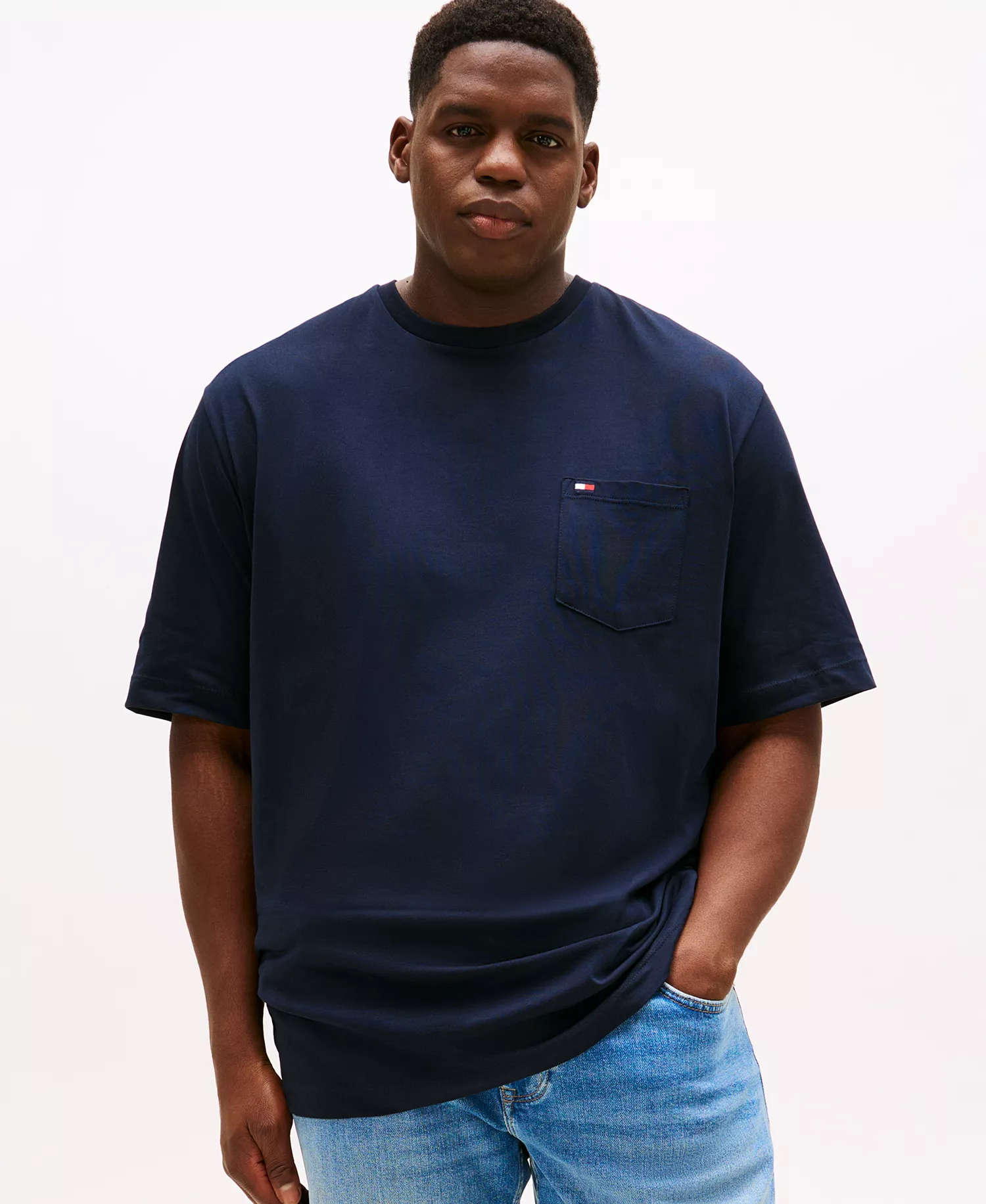 mni-d9b41ffd451223a281b09ce5163e0384 Men's Big & Tall Tommy Crew Neck Pocket T-Shirt — изображение 3