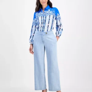 Women's High-Rise Wide-Leg Pants