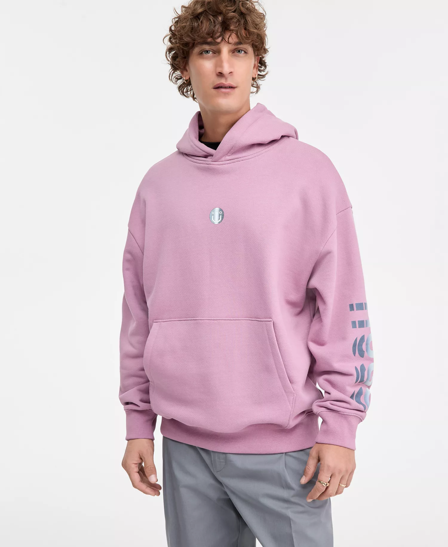 mni-da4dd5f48faebe85ed2cfcc7168cfb80 Men's Niftyhood Logo Cotton French Terry Pullover Hoodie — изображение 3