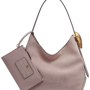 Georgette Suede Medium Bucket Bag