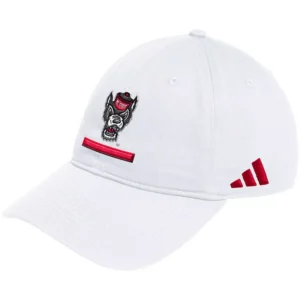Men's White NC State Wolfpack Locker Room Adjustable Slouch Hat