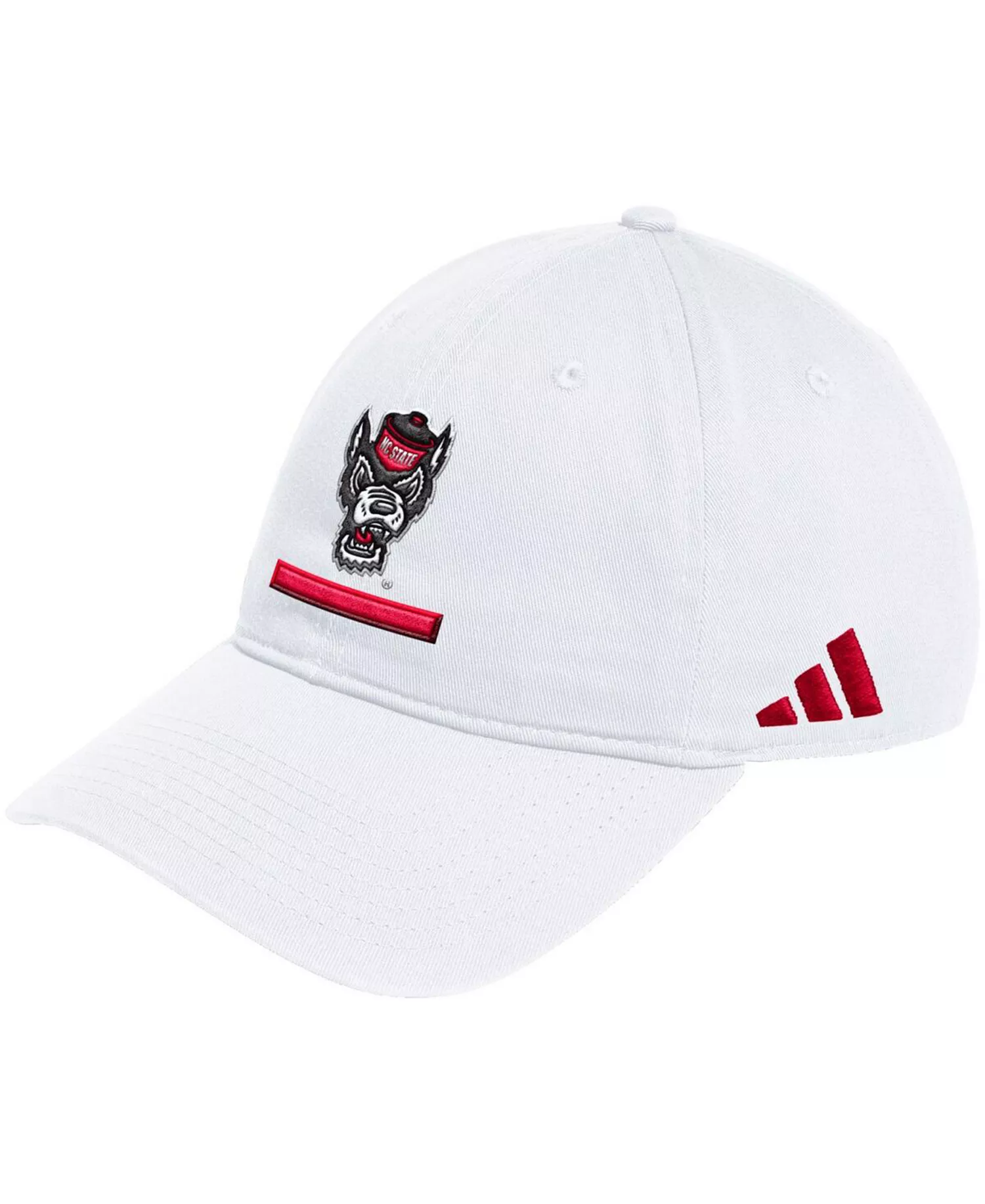 mni-dc4943b0dc73cccc5d5f4ba2fd03111c Men's White NC State Wolfpack Locker Room Adjustable Slouch Hat