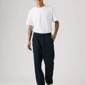Men's Regular-Fit Linen Surplus Pants