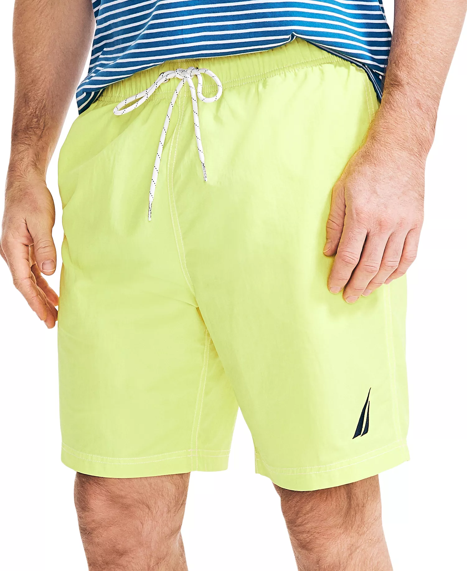 mni-de6b7740a556cf646b4b04b59e6be5cc Men's Quick Dry Nylon 8" Swim Trunks — изображение 5