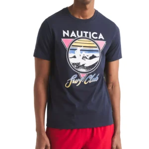 Men's Surf Club Logo Graphic T-Shirt