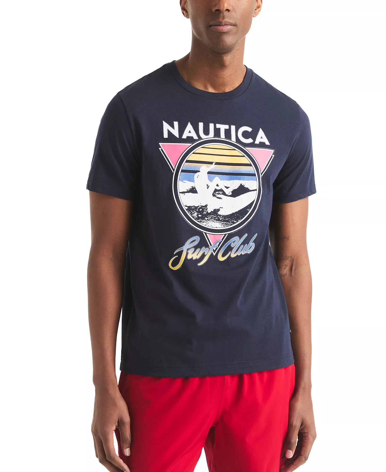 mni-de6bf586b2aba33b5b0440aaa9b31209 Men's Surf Club Logo Graphic T-Shirt