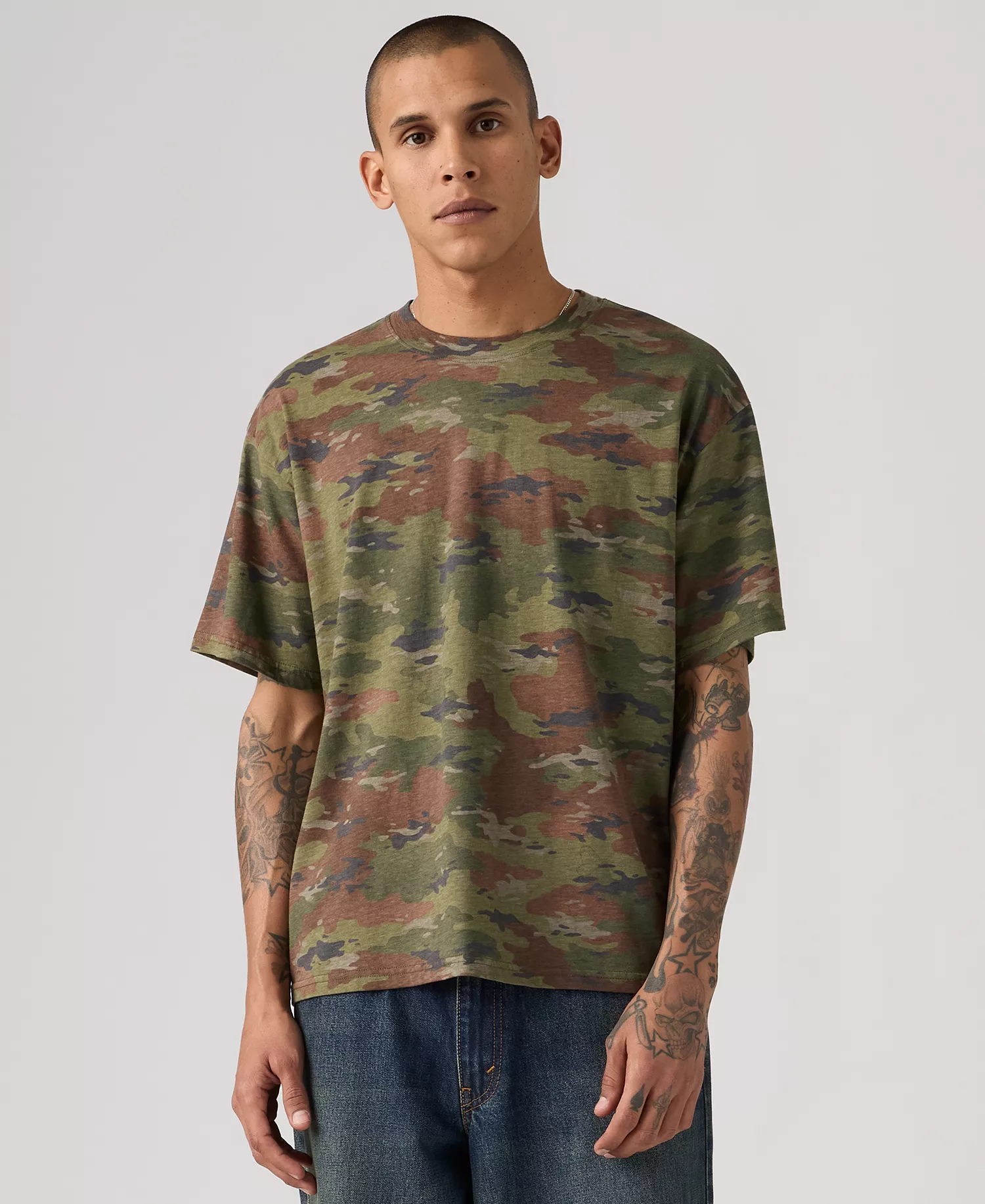 mni-deb43ff8b0eec93b258160fed9f191e9 Men's Classic Cropped Boxy Short-Sleeve T-Shirt — изображение 4