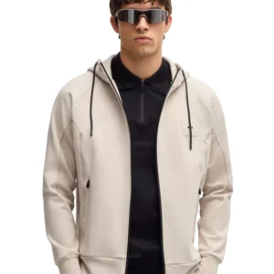 Men's Cotton-Blend Zip-Up Hoodie