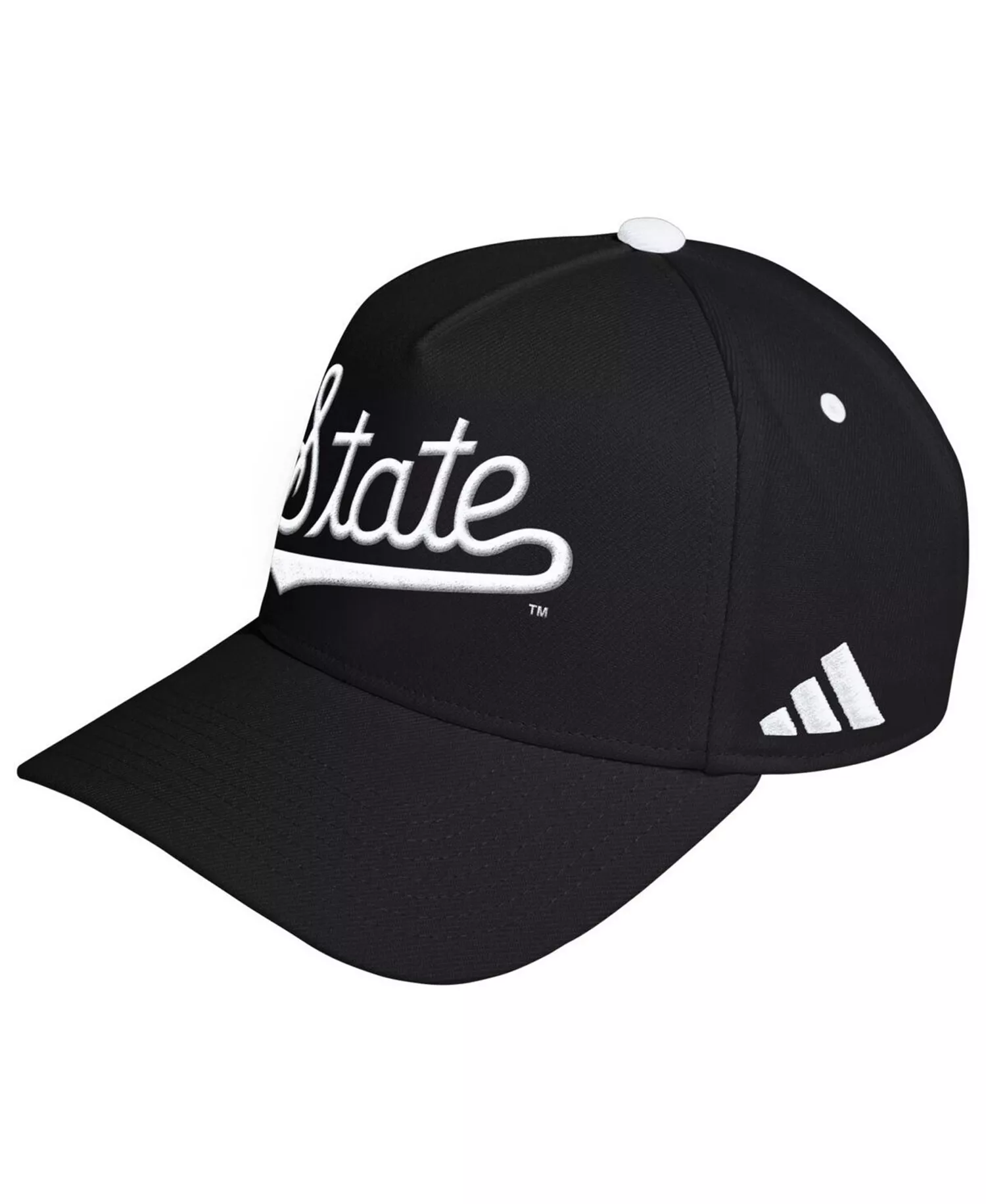 mni-e19927360b161551dc2ffa5d1178e303 Men's and Women's Black Mississippi State Bulldogs Blackout A-Frame Adjustable Hat