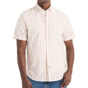 Men's Striped Short-Sleeve Shirt