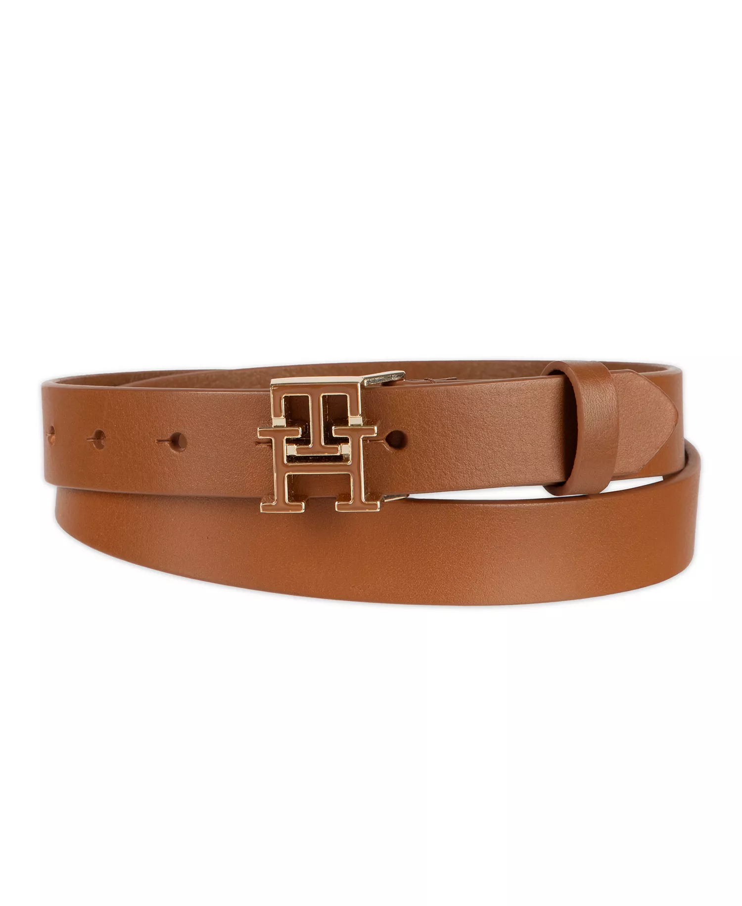 mni-e284bdce523fa4bf8fd0ed2570d8cecc Women's Enamel Monogram Buckle Casual Leather Belt — изображение 3