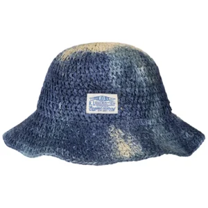 Men's Hand Painted Raffia Bucket Hat