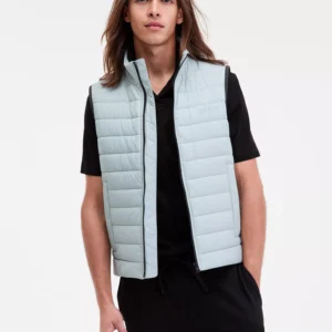 Men's Barvino2435 Slim-Fit Quilted Full-Zip Liner Vest