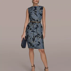 Women's Crewneck Sleeveless Dress