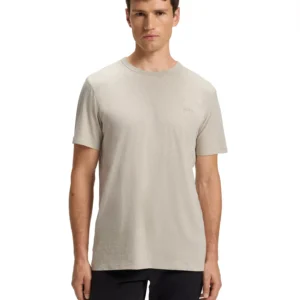 Men's Cotton Slub Logo Detail T-Shirt