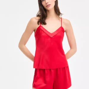 Women's Stretch Satin Pajama Set, Exclusively at Macy's