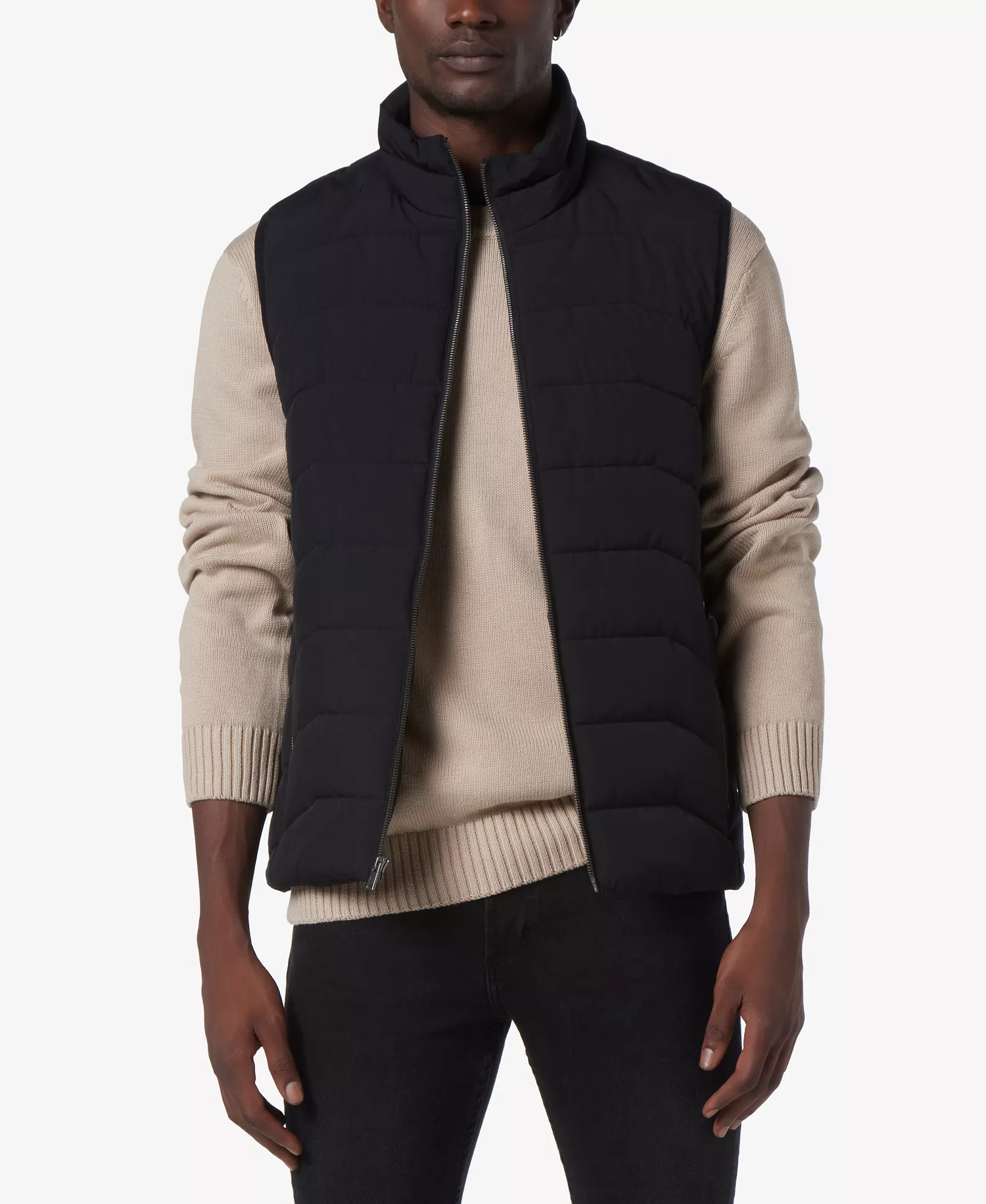 mni-e6320e8598bd6621527e39171c6c641d Men's Garrick Stretch Packable Quilted Vest