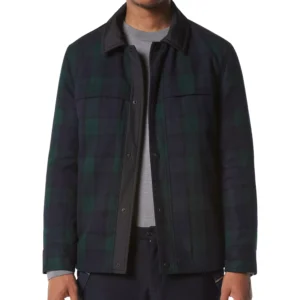 Men's Gosper Quilted Plaid Shirt Jacket