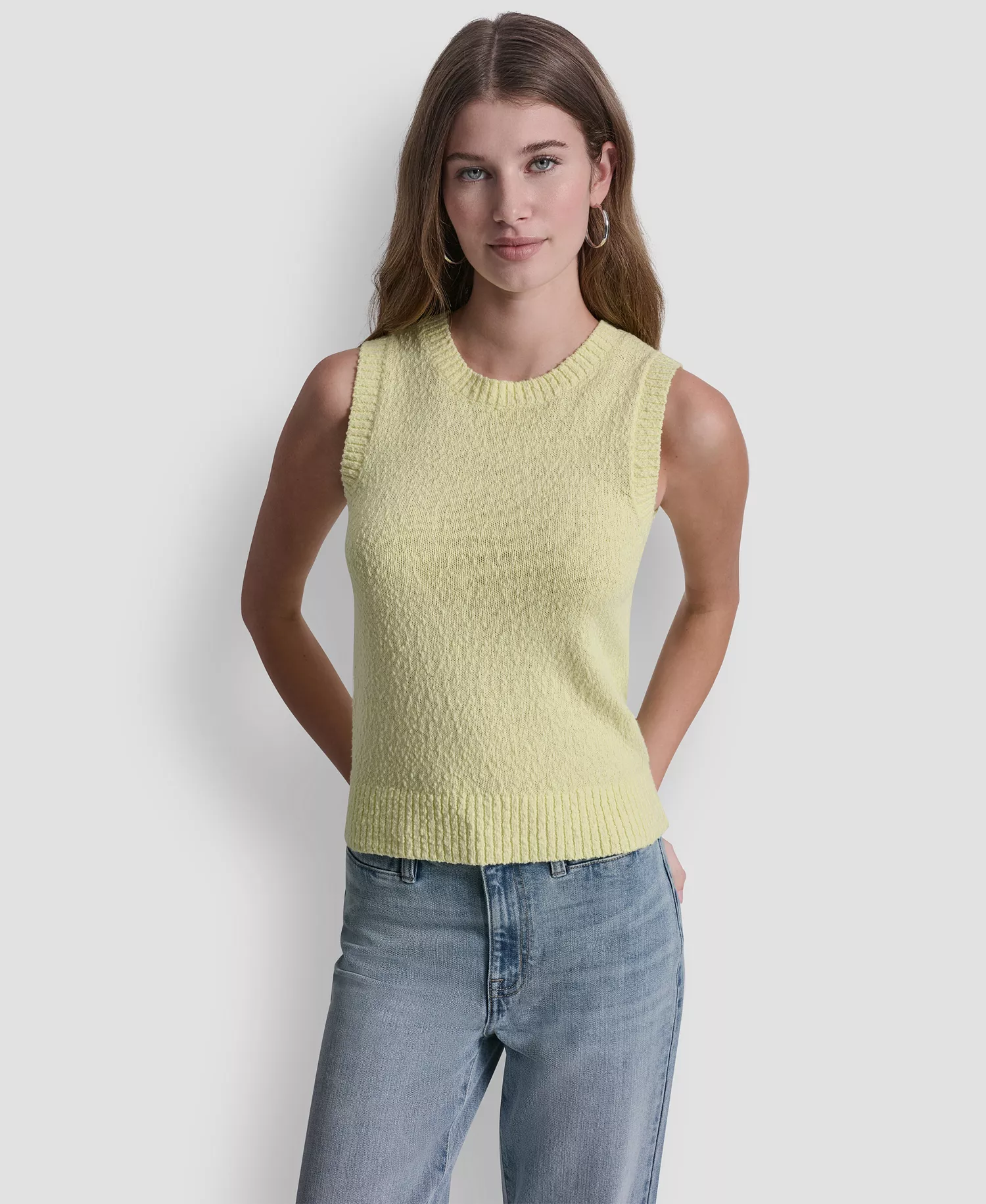 mni-e6e9fe988dafb75ebca1f51bacf92a4f Women's Crew Neck Pull-On Sweater — изображение 5