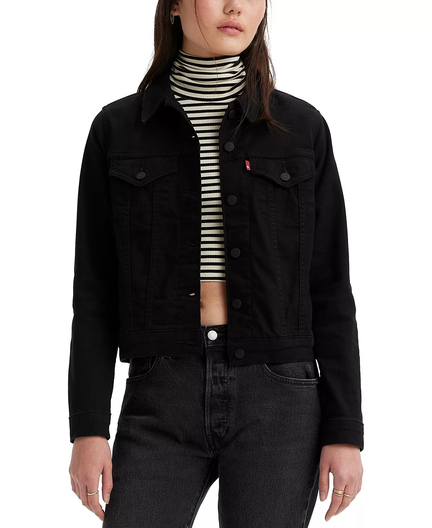 mni-e714498b6d9093d6059064c4a47f1a16 Women's Original Cotton Denim Trucker Jacket