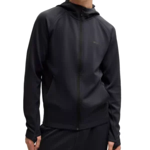 Men's Reflective Branding Zip-Up Hoodie