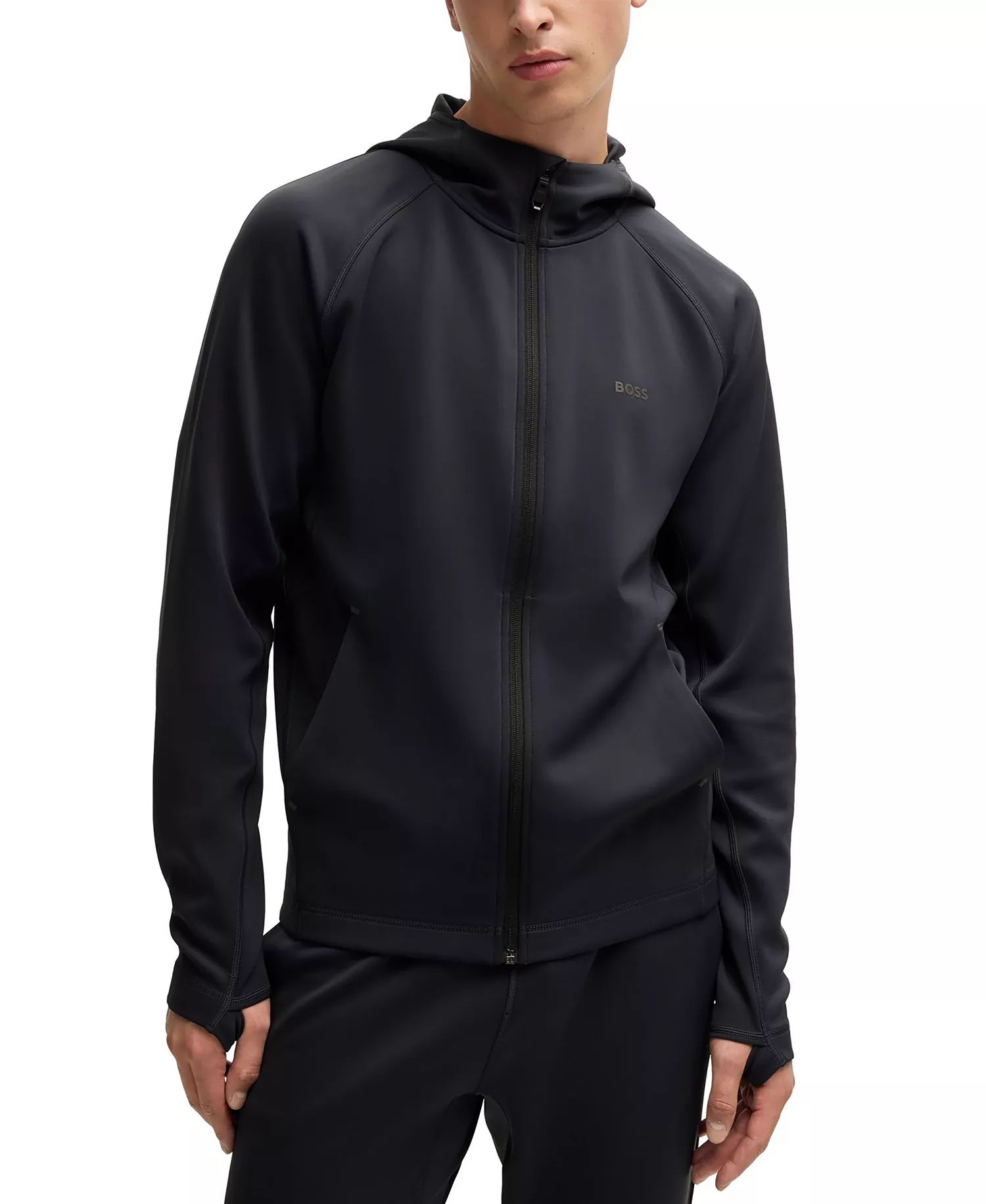 mni-e71dd2a8605f3d919ed2a7f444b0d844 Men's Reflective Branding Zip-Up Hoodie