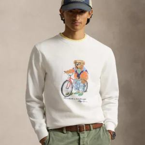Men's Bears Print Crewneck Sweatshirt