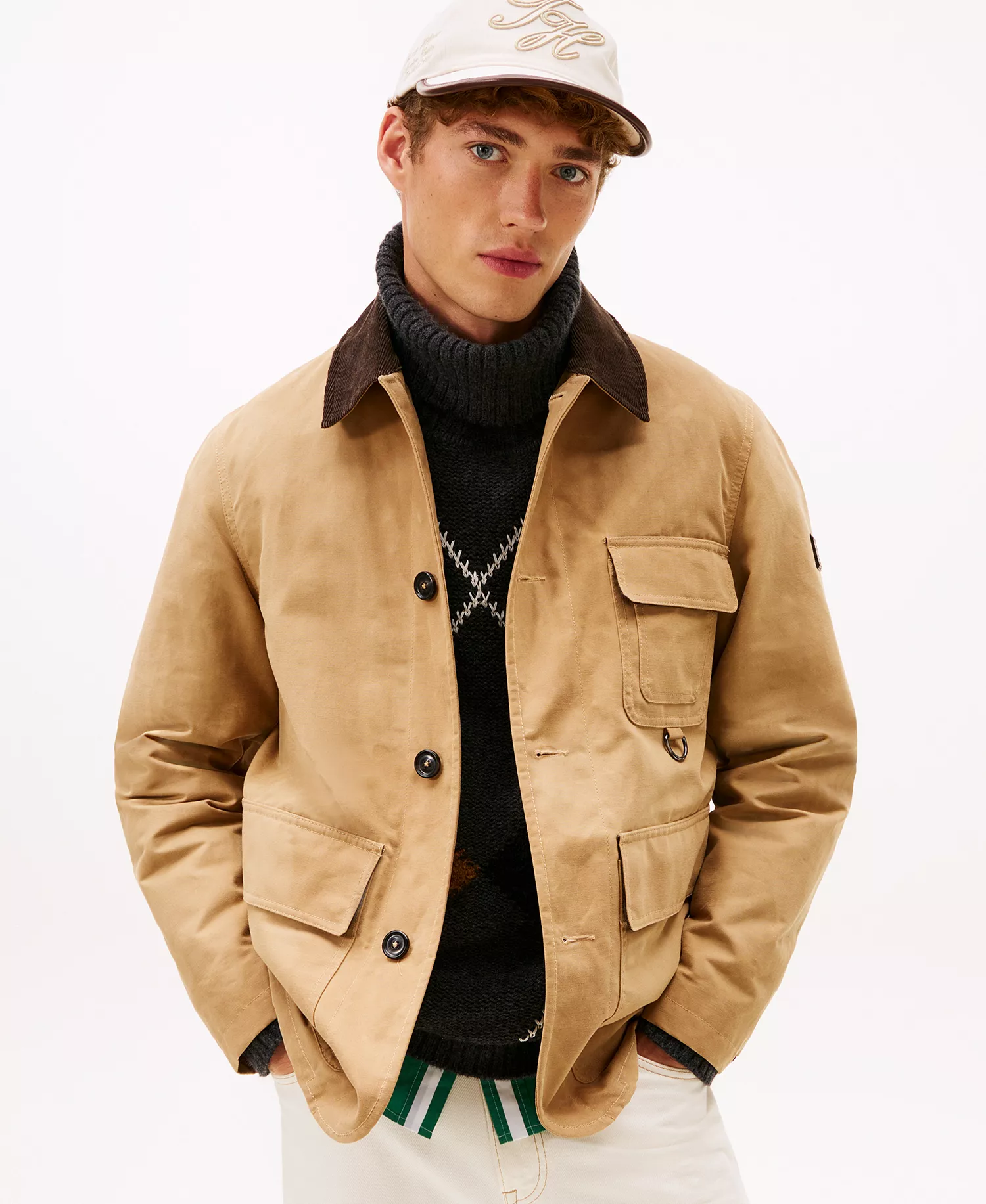 mni-e8ac03eab169cfe5f27fdc3c3ba41e4d Men's Waxed Point Collar Barn Jacket