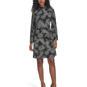 Women's Printed A-Line Shift Dress