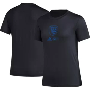 Women's Black San Jose Earthquakes AEROREADY Club Icon T-shirt