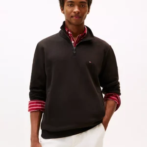 Men's Essential Intechno Knit Regular-Fit Quarter-Zip Sweatshirt