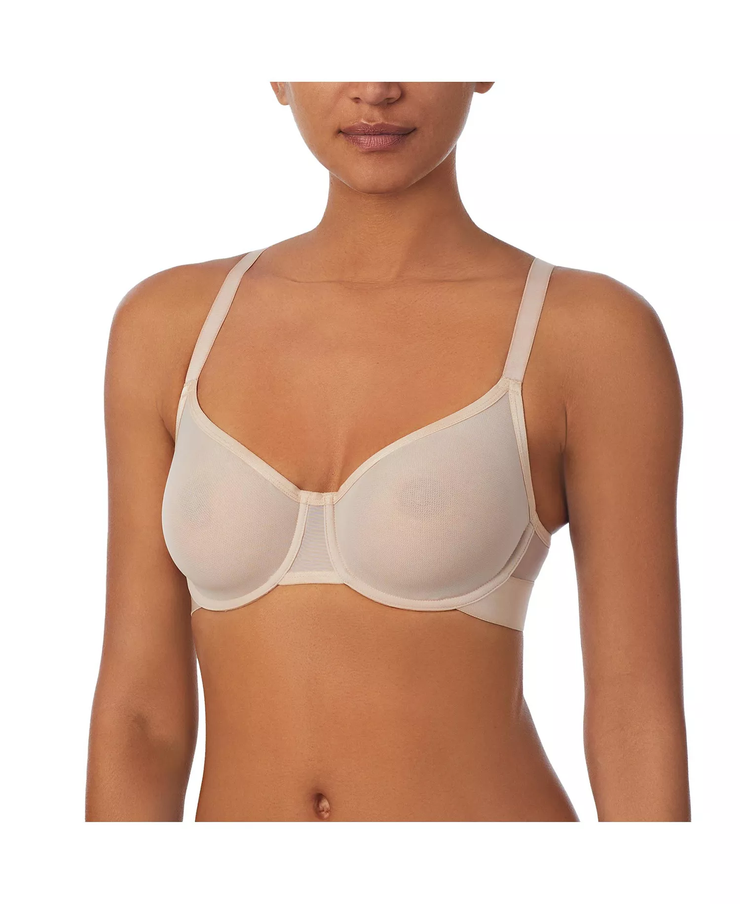 mni-ebb021f322927d3e9676c6e3e30fab8c Women's Sheers Unlined Demi Bra, DK4085 — изображение 4