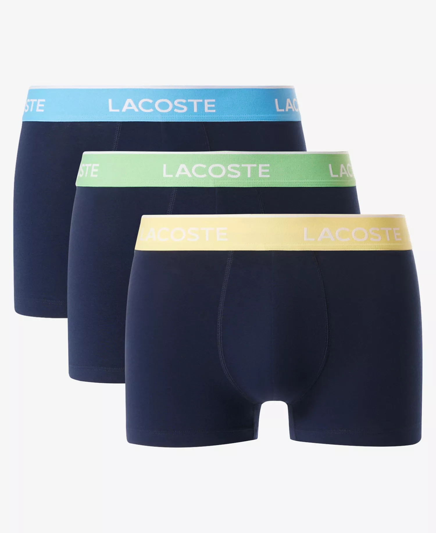 mni-ec04d6ebfe21f3ffee4f12c0ca46a17d Men's Cotton Stretch Color Waistband Trunks, 3-Pack — изображение 4